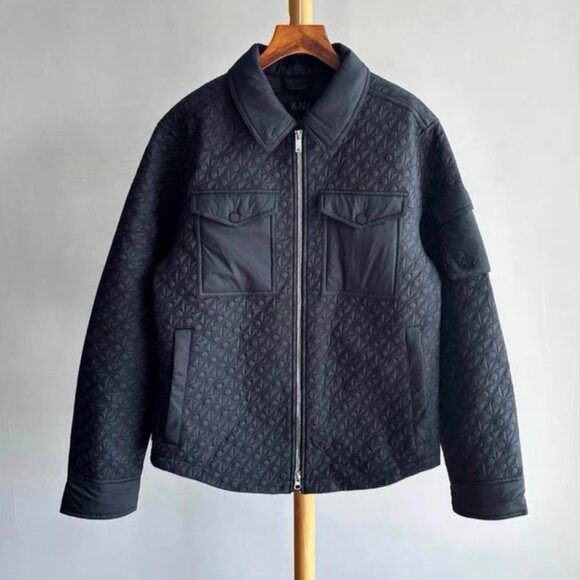 Moose Knuckles Charcoal Jacket with Fur Hood - Picture 1 of 5